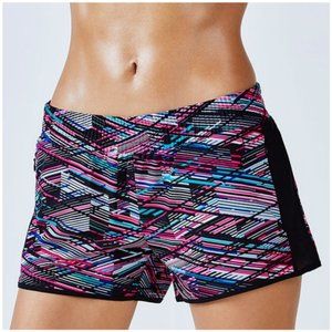 Fabletics Fallon Running Shorts Digital Print Size Small